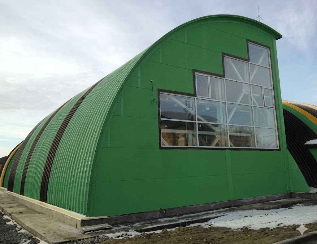 Монтаж арочных сэндвич-панелей PIR